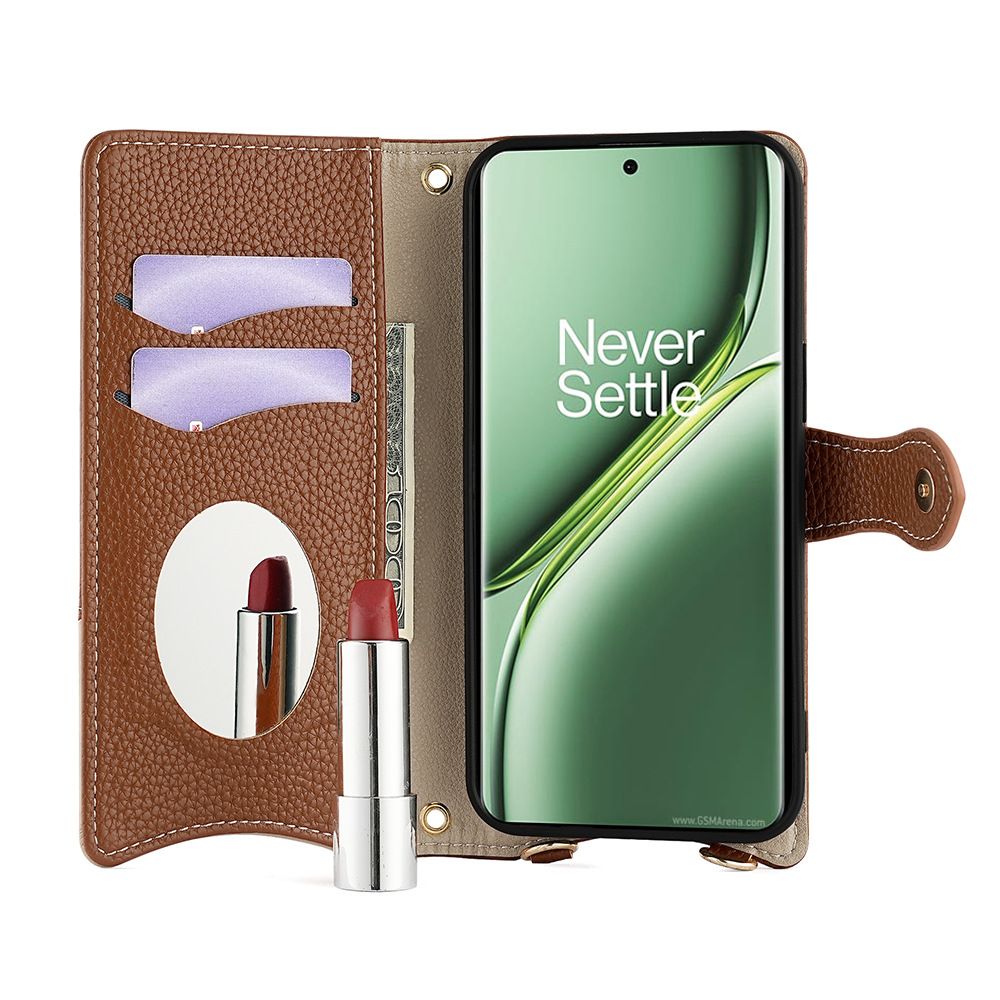 Tecno Camon 30 Pro Crossbody Wallet Case，Wallet RFID Blocking Shoulder Strap Zipper Pocket Phone Case Cover for Tecno Camon 30 Pro