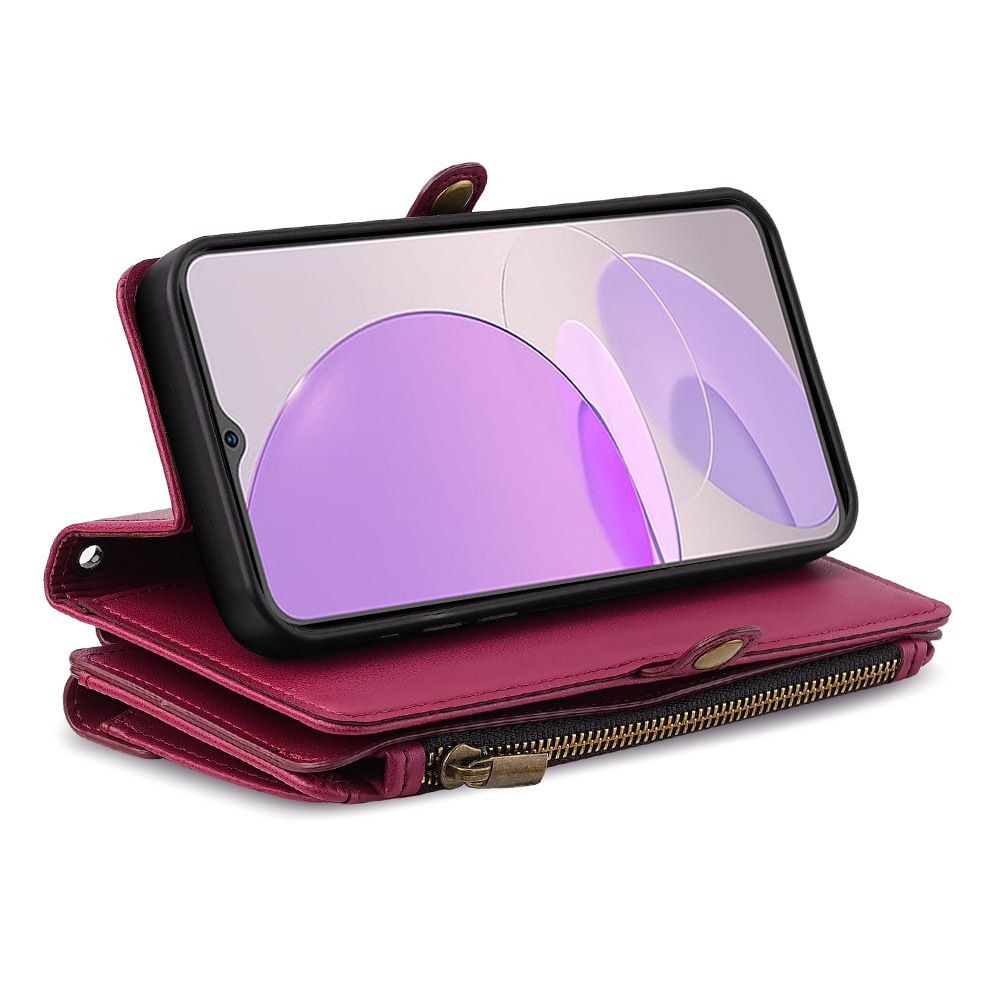 Itel S23 Plus Case,Crossbody Multifunction Wallet RFID Blocking Shoulder Strap Zipper Pocket Phone Case Cover for Itel S23 Plus