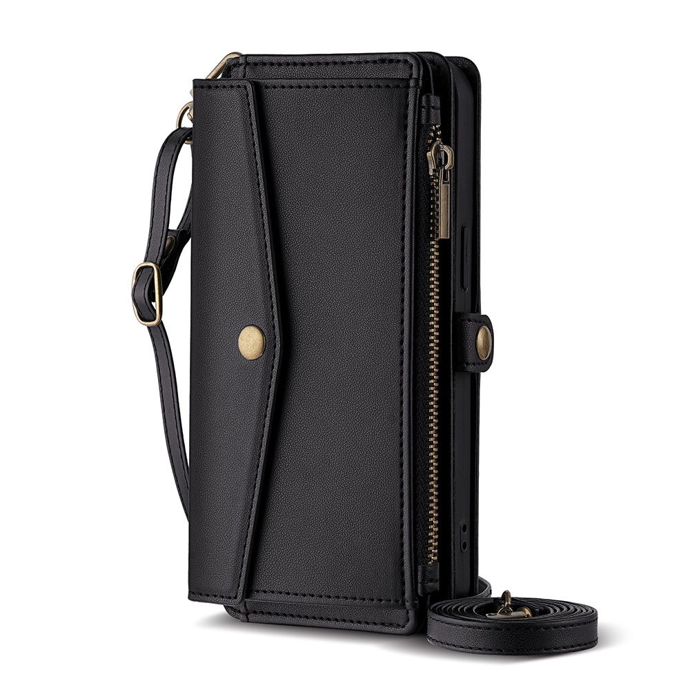 Tecno Spark 20 Pro Plus 4G Case,Crossbody Multifunction Wallet RFID Blocking Shoulder Strap Zipper Pocket Phone Case Cover for Tecno Spark 20 Pro Plus 4G