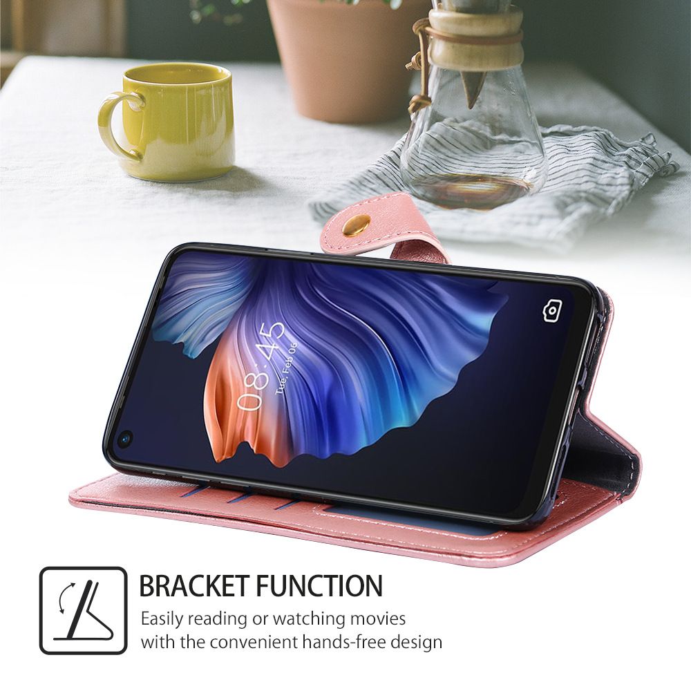 Tecno Spark 30C 4G Case,Pu Leather Wallet Zipper Shockproof Phone Case Cover for Tecno Spark 30C 4G