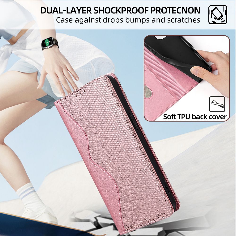 Infinix Note 40 Pro Leather Case,Wallet Folio Case with Magnetic Closure Phone Case Cover for Infinix Note 40 Pro