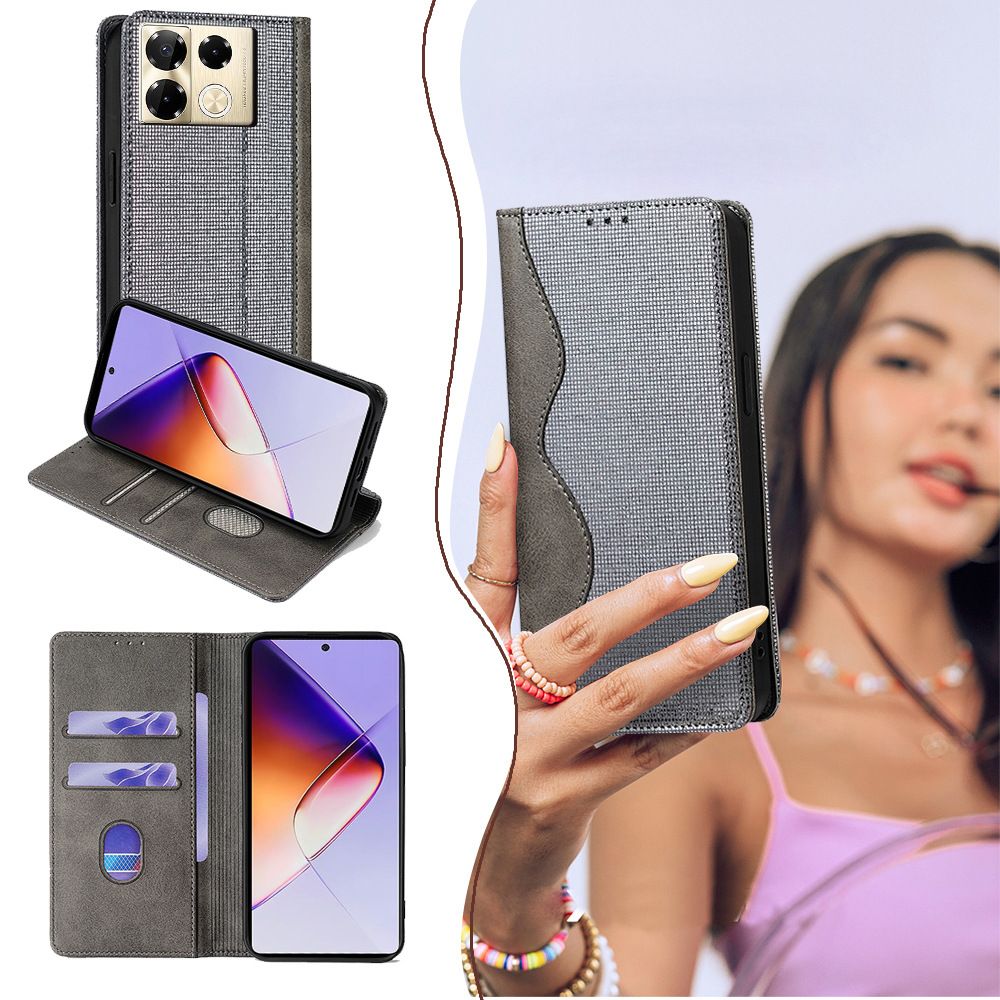 Tecno Camon 40 Pro Leather Case,Wallet Folio Case with Magnetic Closure Phone Case Cover for Tecno Camon 40 Pro