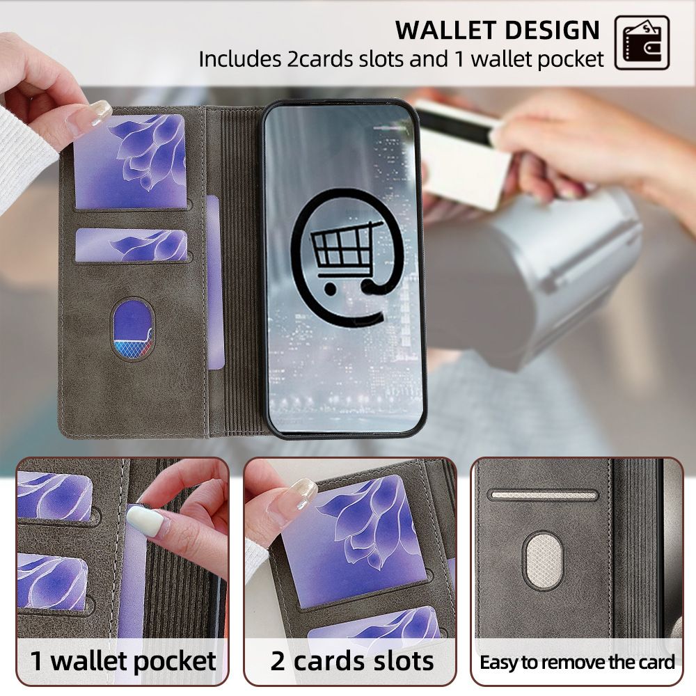 Tecno Camon 40 Pro Leather Case,Wallet Folio Case with Magnetic Closure Phone Case Cover for Tecno Camon 40 Pro
