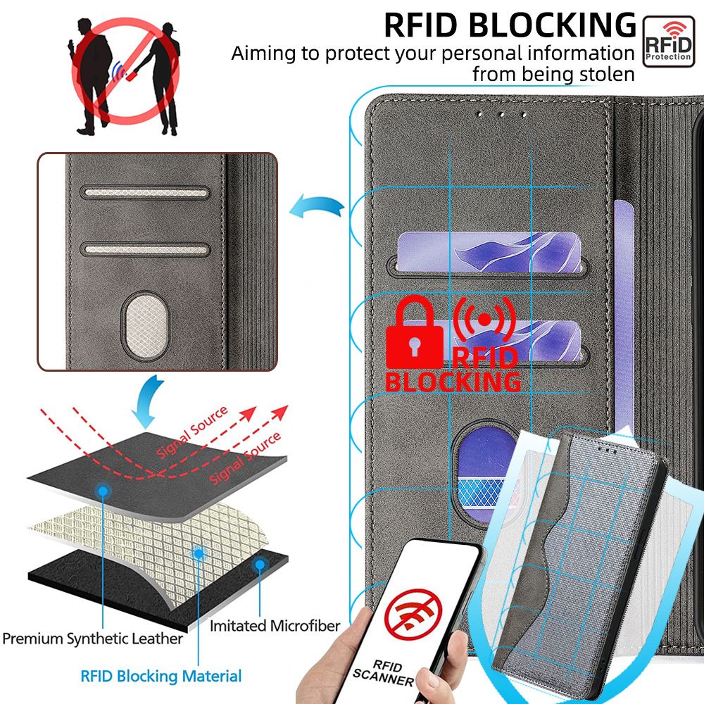 Tecno Camon 40 Pro Leather Case,Wallet Folio Case with Magnetic Closure Phone Case Cover for Tecno Camon 40 Pro