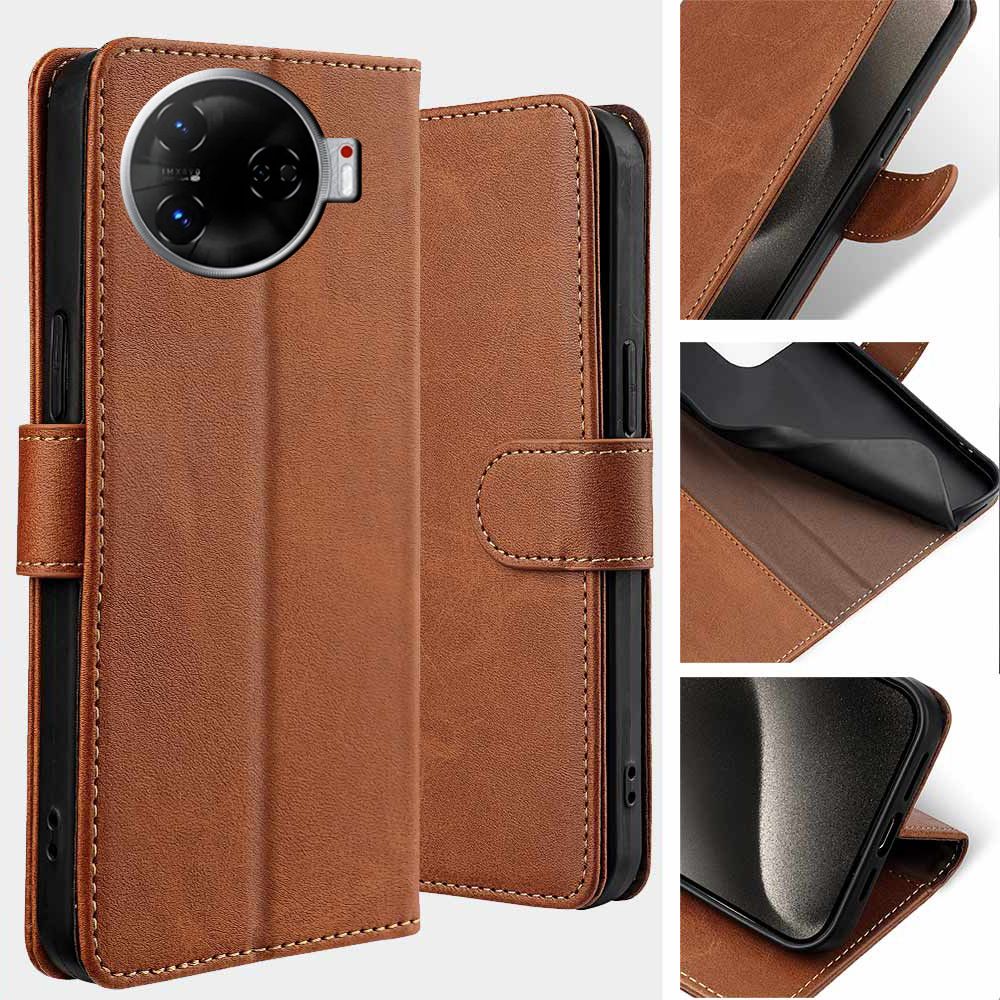 Tecno Camon 30 Pro Case,Leather Magnetic Closure Shockproof Phone Case Cover for Tecno Camon 30 Pro