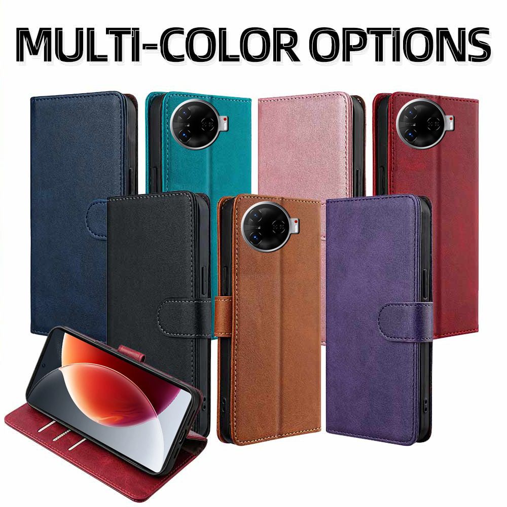 Tecno Camon 30 Pro Case,Leather Magnetic Closure Shockproof Phone Case Cover for Tecno Camon 30 Pro