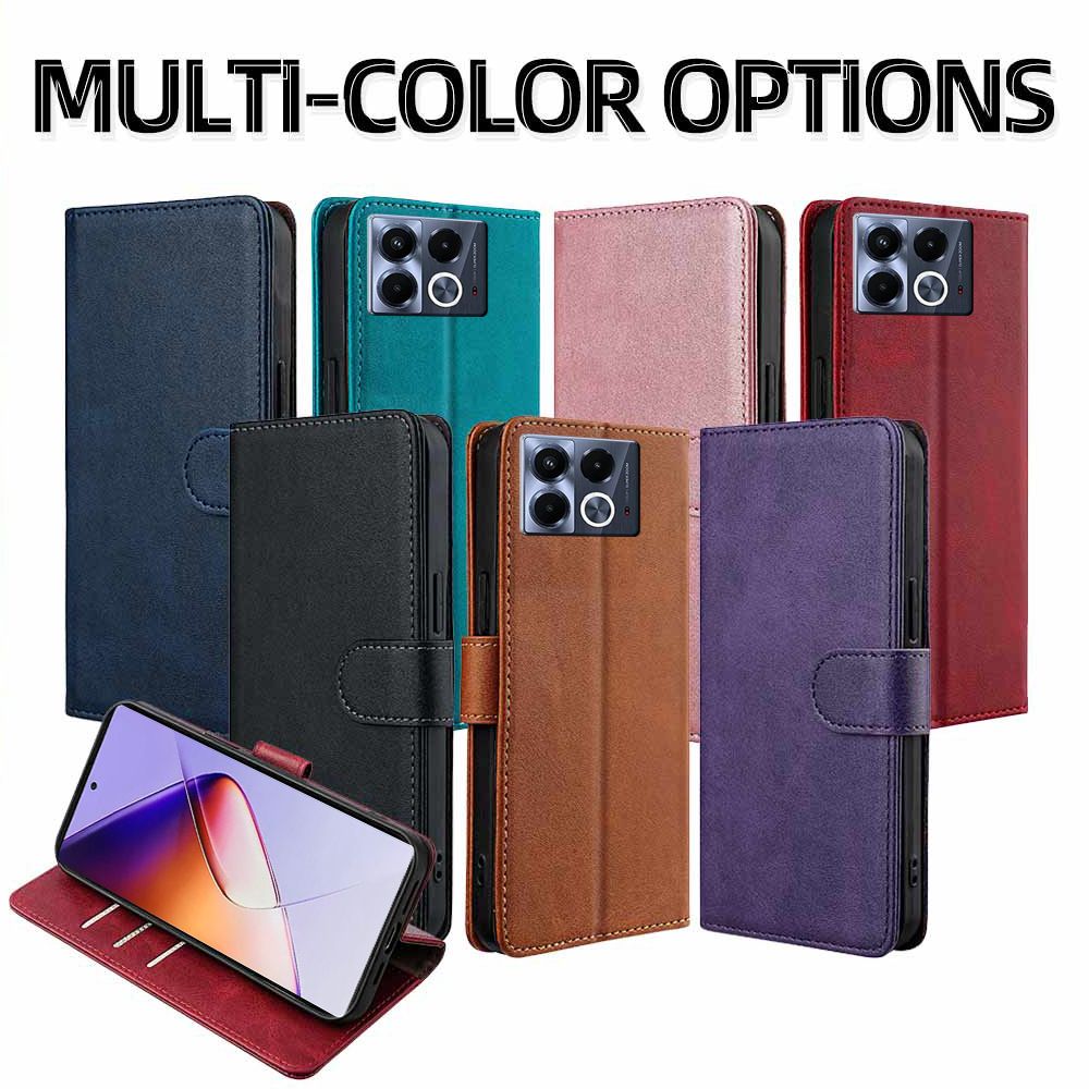 Infinix Note 40 Case,Leather Magnetic Closure Shockproof Phone Case Cover for Infinix Note 40