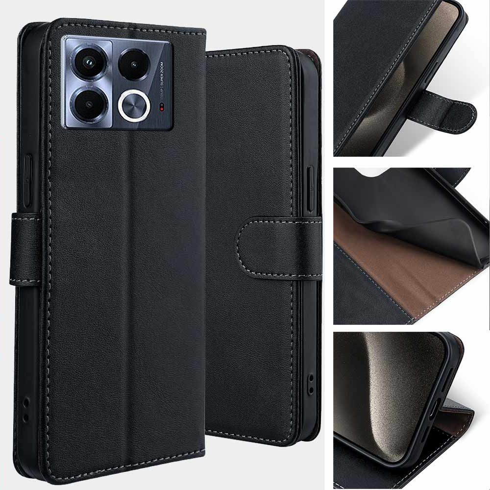 Infinix Note 40 Case,Leather Magnetic Closure Shockproof Phone Case Cover for Infinix Note 40