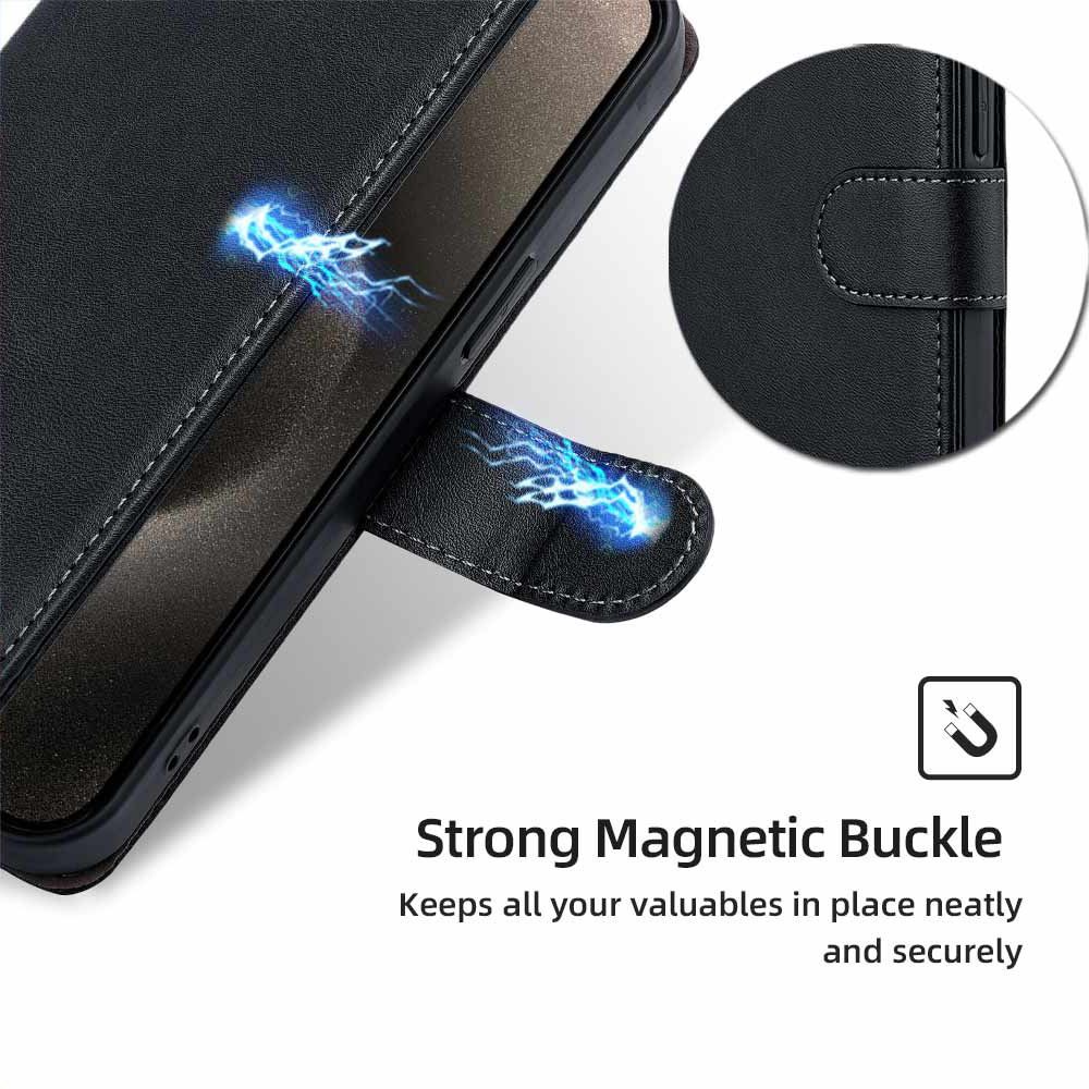 Infinix Note 40 Case,Leather Magnetic Closure Shockproof Phone Case Cover for Infinix Note 40