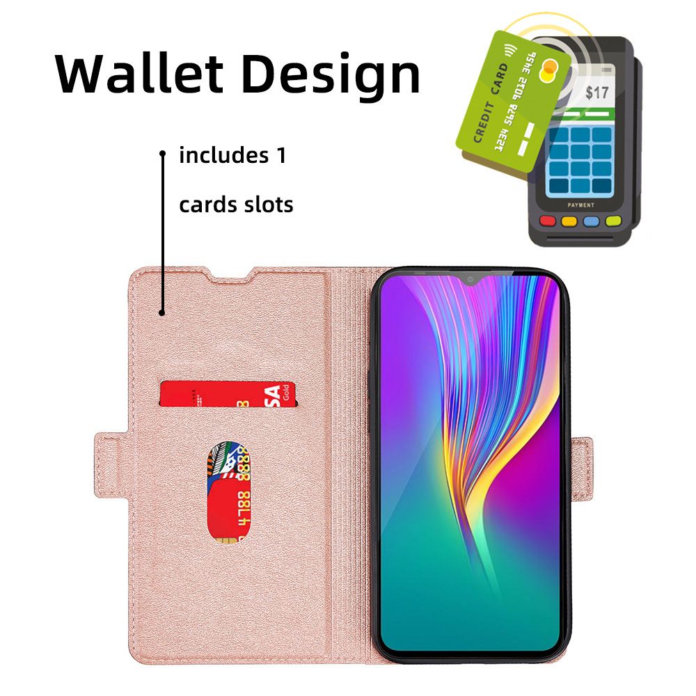 Infinix Hot 50i Case,Leather Wallet Phone Case Cover for Infinix Hot 50i