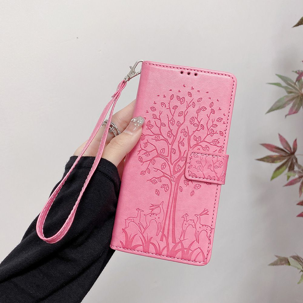 Infinix Note 40 Pro 5G Case, PU Leather Purse Wrist Strap Kickstand Case for Infinix Note 40 Pro 5G