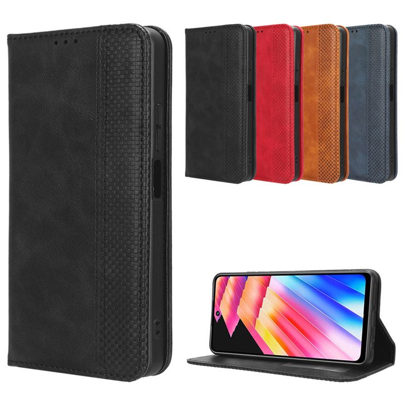 Infinix Hot 30i Case with Card Holder,Leather Wallet Case with Flip Card Slots, Kickstand & Magnetic Closure for Infinix Hot 30i