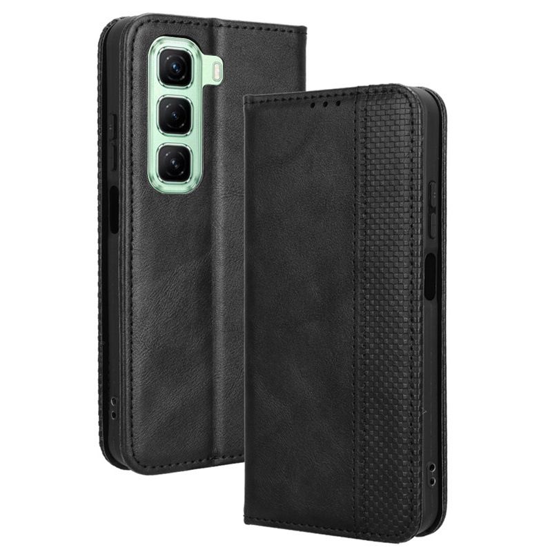 Infinix Hot 50 5G/Hot 50 4G Case with Card Holder,Leather Wallet Case with Flip Card Slots, Kickstand & Magnetic Closure for Infinix Hot 50 5G/Hot 50 4G