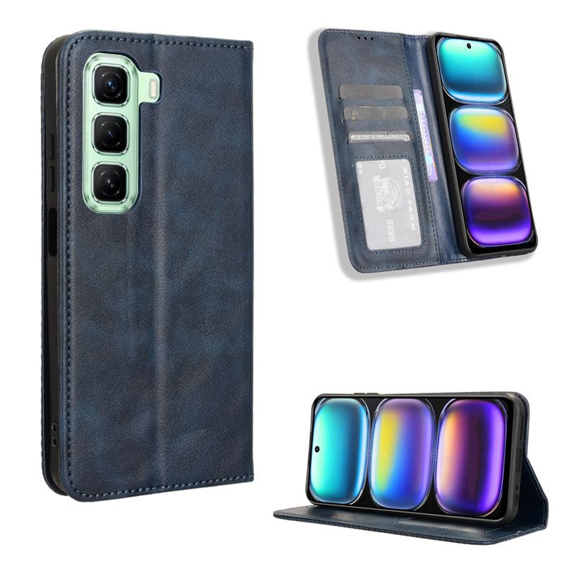Infinix Hot 50 5G/Hot 50 4G Case with Card Holder,Leather Wallet Case with Flip Card Slots, Kickstand & Magnetic Closure for Infinix Hot 50 5G/Hot 50 4G
