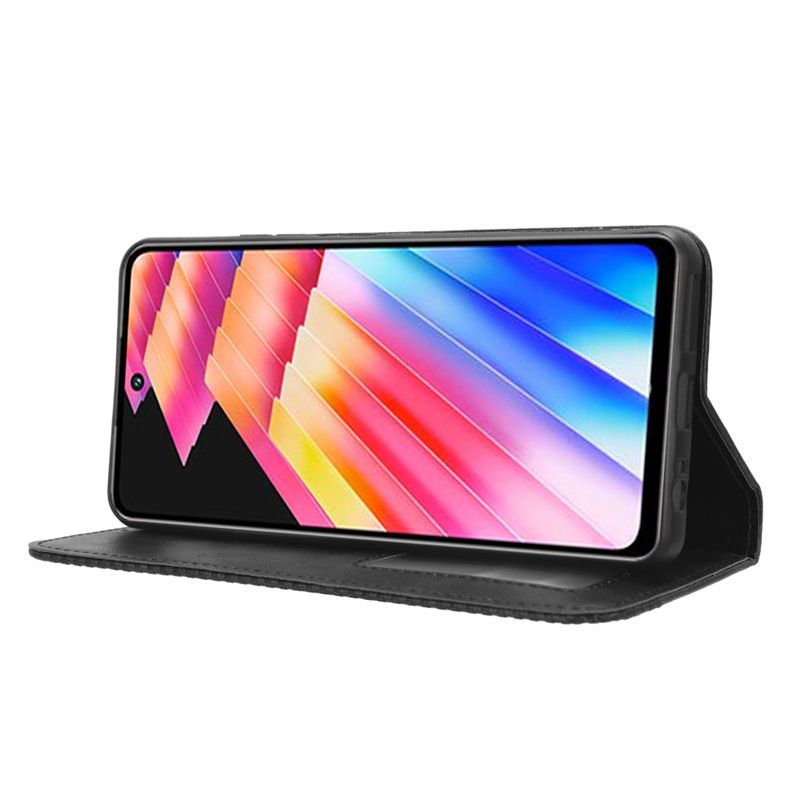 Infinix Hot 50 5G/Hot 50 4G Case with Card Holder,Leather Wallet Case with Flip Card Slots, Kickstand & Magnetic Closure for Infinix Hot 50 5G/Hot 50 4G