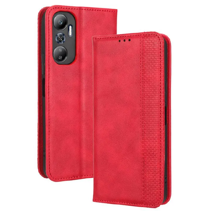 Infinix Hot 20 4G Case with Card Holder,Leather Wallet Case with Flip Card Slots, Kickstand & Magnetic Closure for Infinix Hot 20 4G