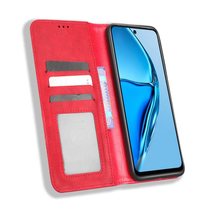 Infinix Hot 20 4G Case with Card Holder,Leather Wallet Case with Flip Card Slots, Kickstand & Magnetic Closure for Infinix Hot 20 4G