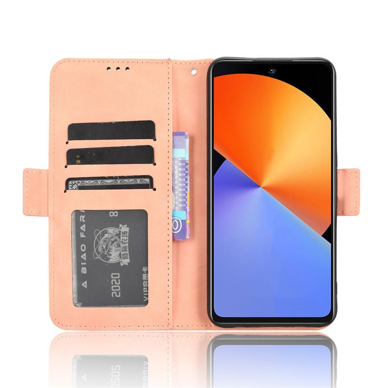 Infinix Note 30 5G Wallet Case with Card Holder, Leather Kickstand Card Slots Case