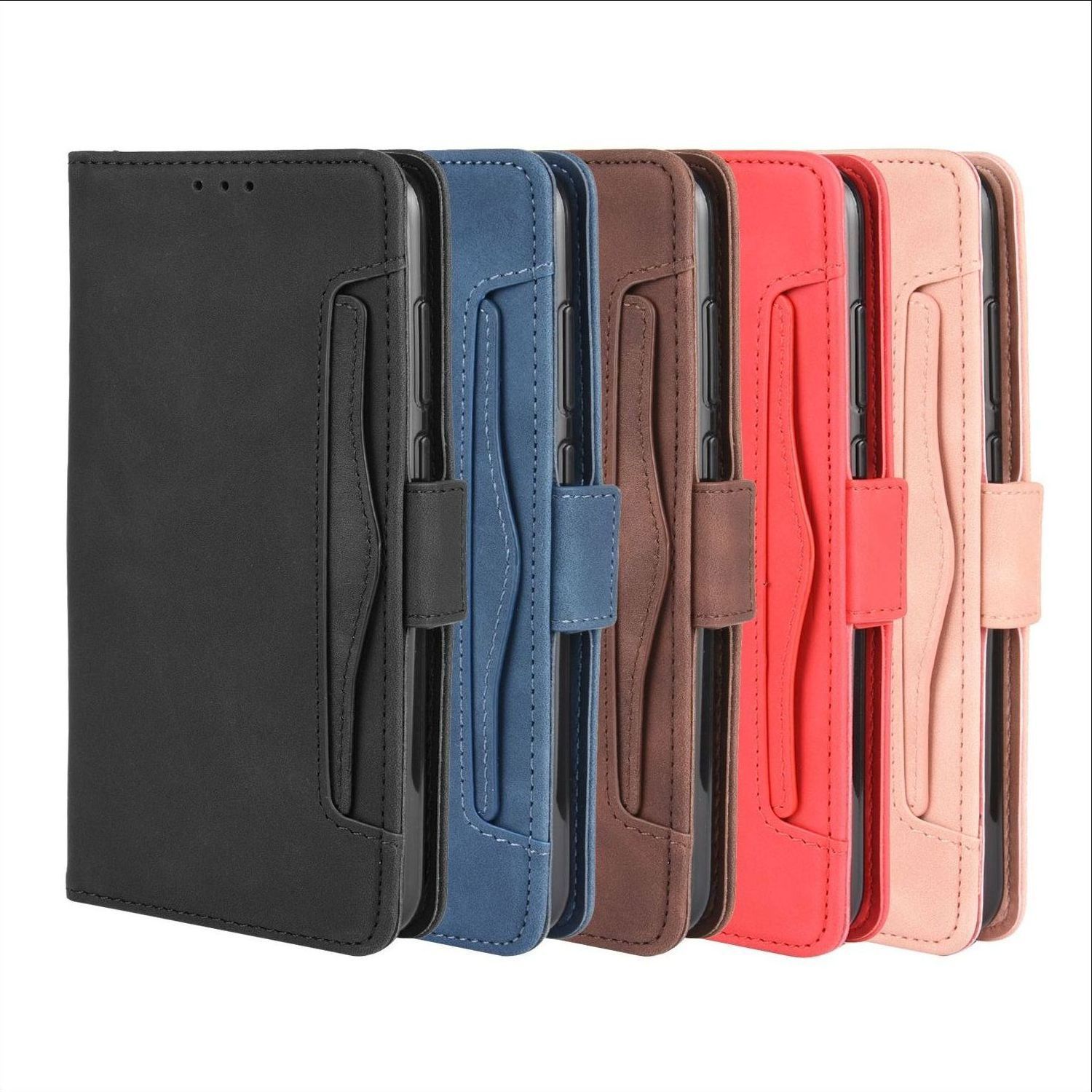 Infinix Note 30 5G Wallet Case with Card Holder, Leather Kickstand Card Slots Case