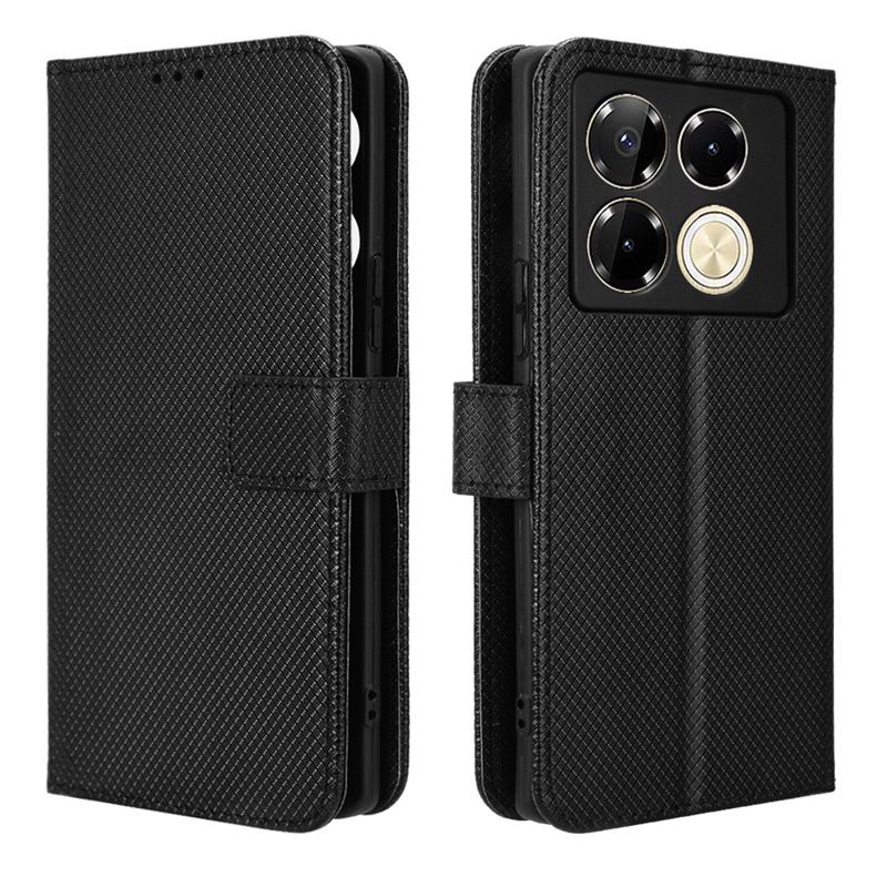 Infinix Note 40 Pro Wallet Case, Support Wireless Charging with RFID Blocking Card Holder for Infinix Note 40 Pro