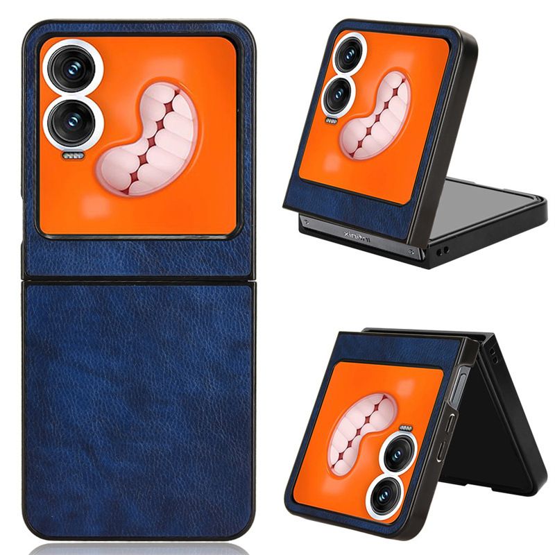 Phone Cases Compatible with Infinix Zero Flip/Tecno Phantom V Flip 2,Retro PU Leather Ultra Slim Shockproof Compatible with Infinix Zero Flip/Tecno Phantom V Flip 2 Case Cover