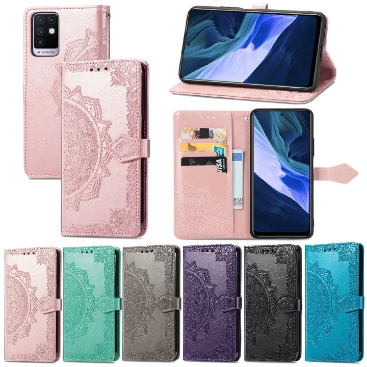 Infinix Note 30i Case PU Leather Purse Wrist Strap Kickstand Case for Infinix Note 30i