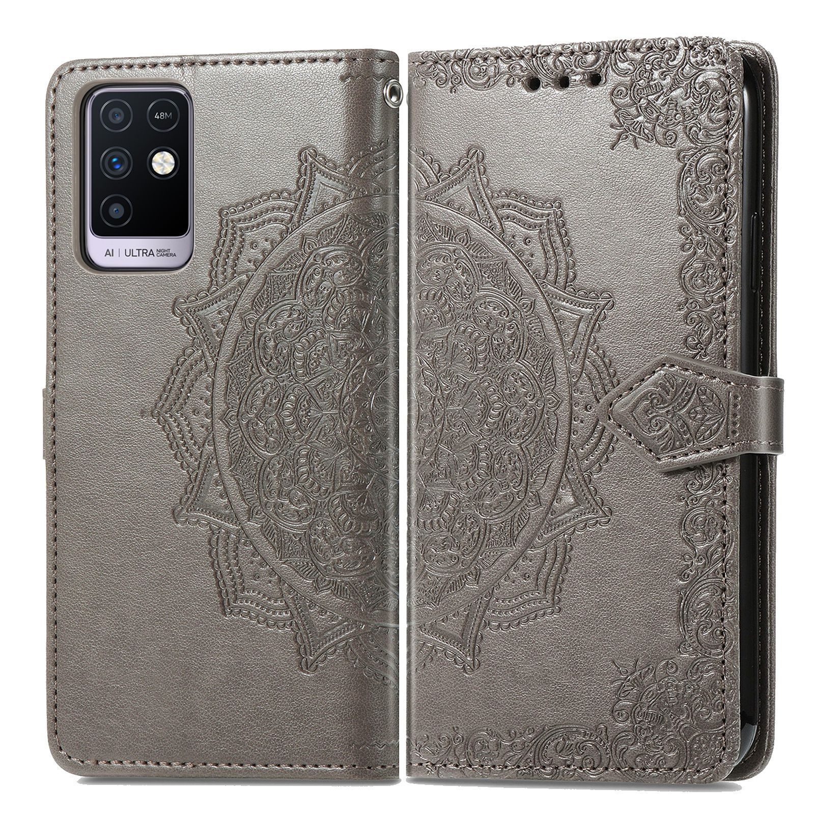 Infinix Note 30i Case PU Leather Purse Wrist Strap Kickstand Case for Infinix Note 30i