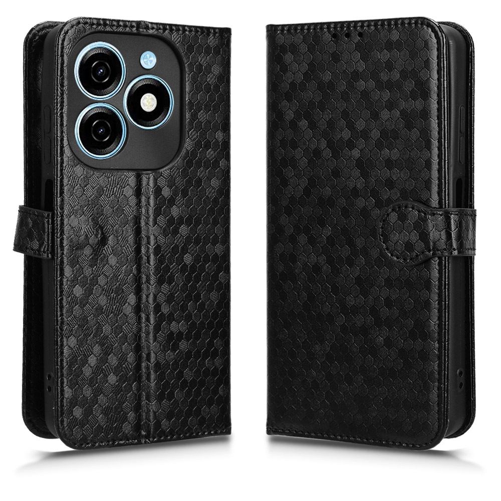 Tecno Spark 20 Wallet Case, Support Wireless Charging with RFID Blocking Card Holder for Tecno Spark 20