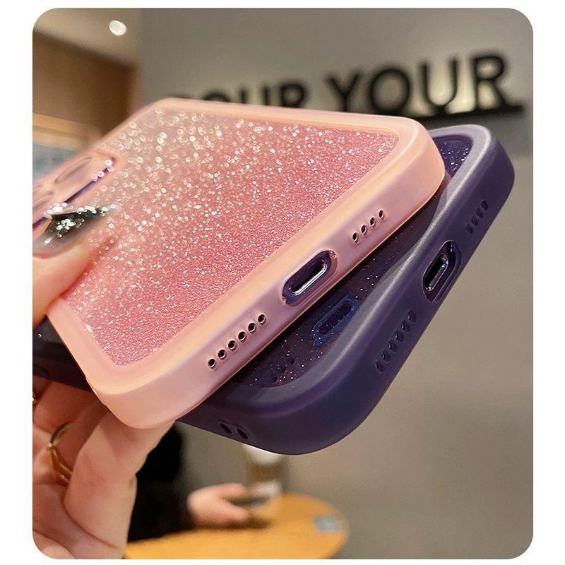 Infinix Hot 50/Hot 50 Pro Clear Glitter Bling Phone Case