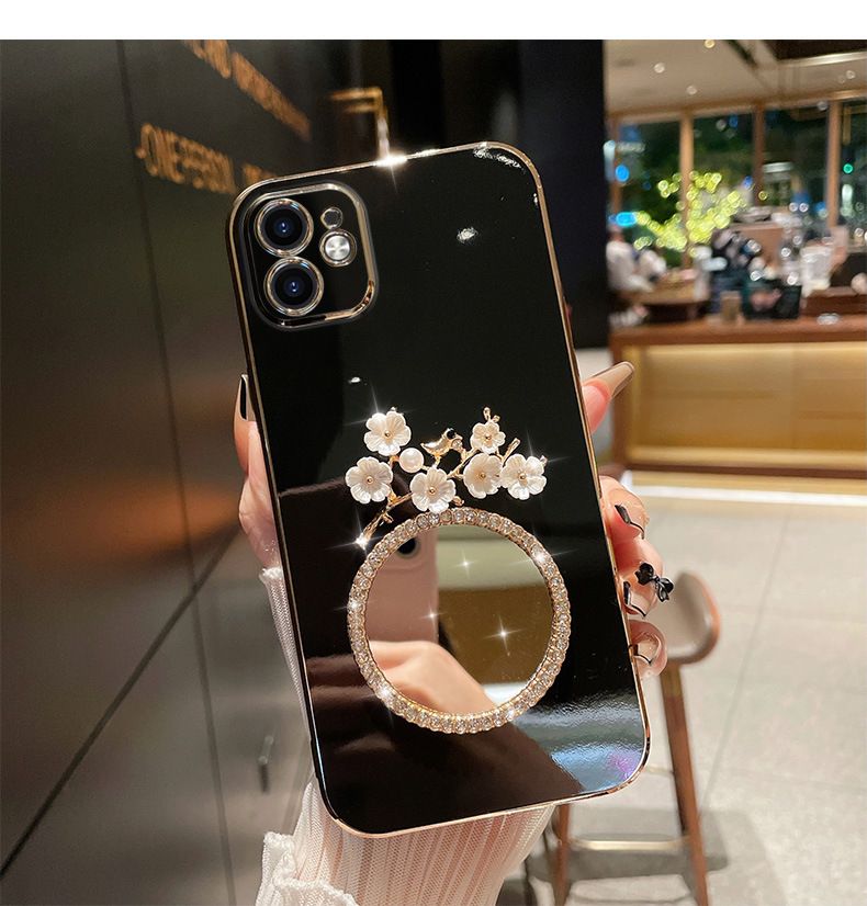 Samsung Galaxy A25/A54/A24/A73/A32/A23/A72/M32/M33/M54 Electroplating Full Cover Anti-fall Phone Case with Mirror