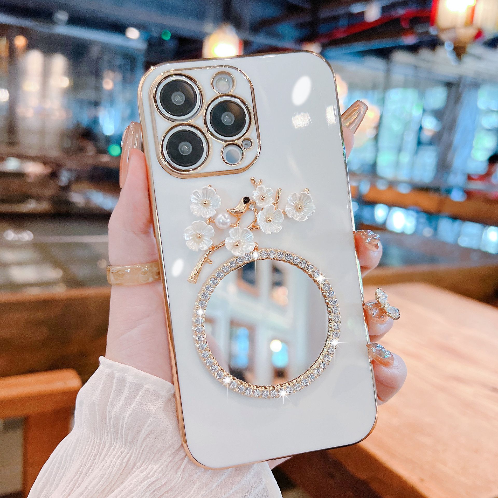 Samsung Galaxy A25/A54/A24/A73/A32/A23/A72/M32/M33/M54 Electroplating Full Cover Anti-fall Phone Case with Mirror