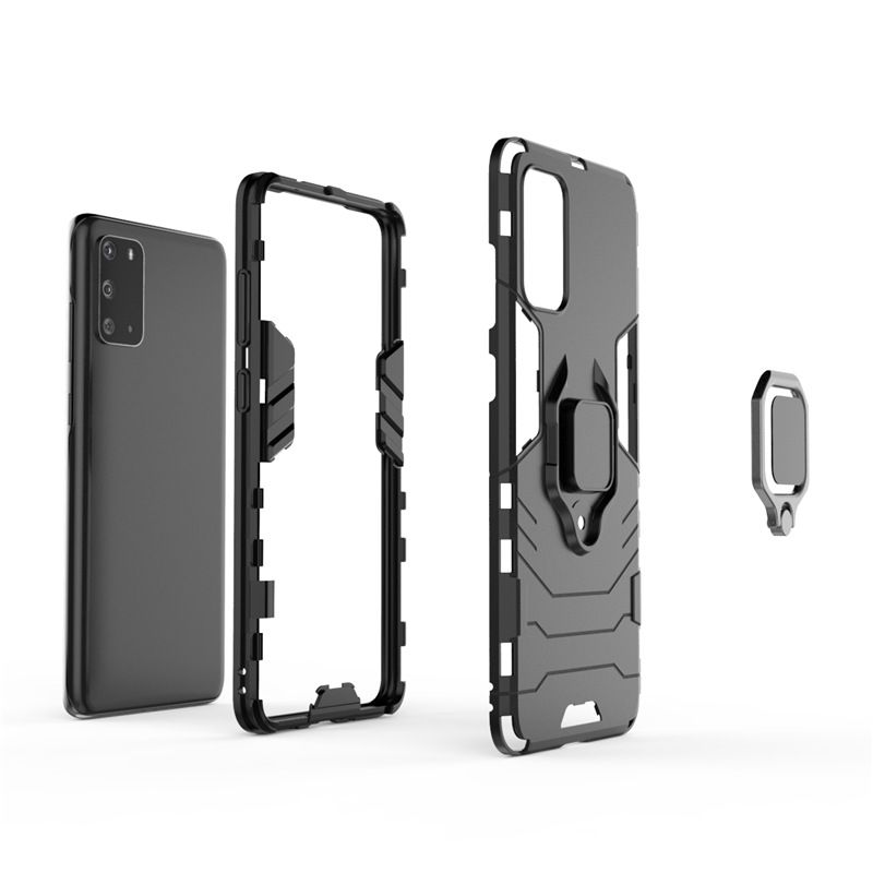 Samsung Galaxy A71 A51 A81 A91 A41 A31 A42 A52 A32 A82 A33 A73 M31 M31S M52 Shockproof Phone Case with Adjustable Cell Phone Ring Holder Finger Stand