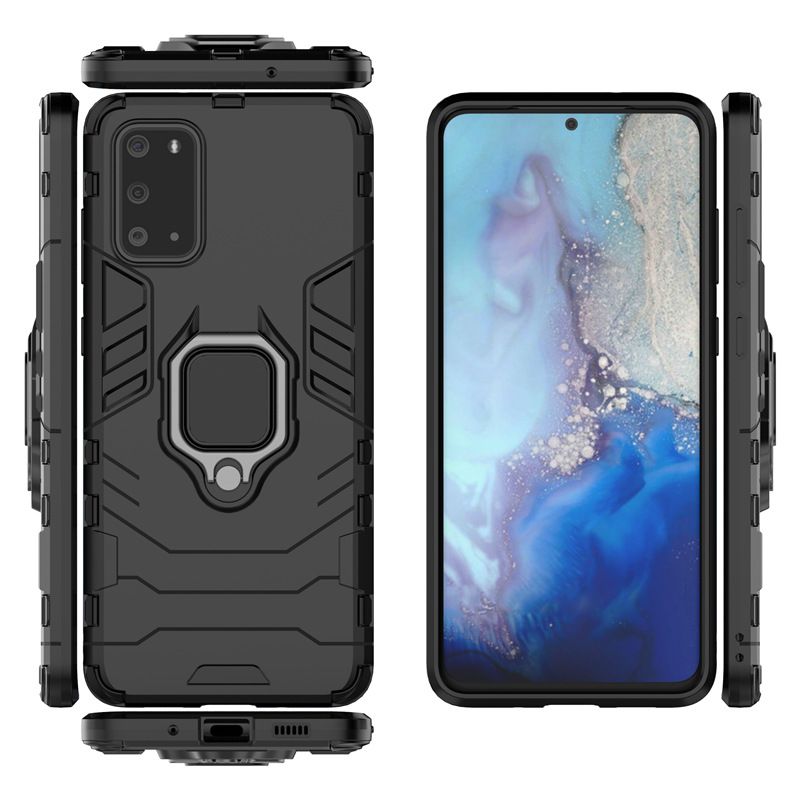 Samsung Galaxy A71 A51 A81 A91 A41 A31 A42 A52 A32 A82 A33 A73 M31 M31S M52 Shockproof Phone Case with Adjustable Cell Phone Ring Holder Finger Stand