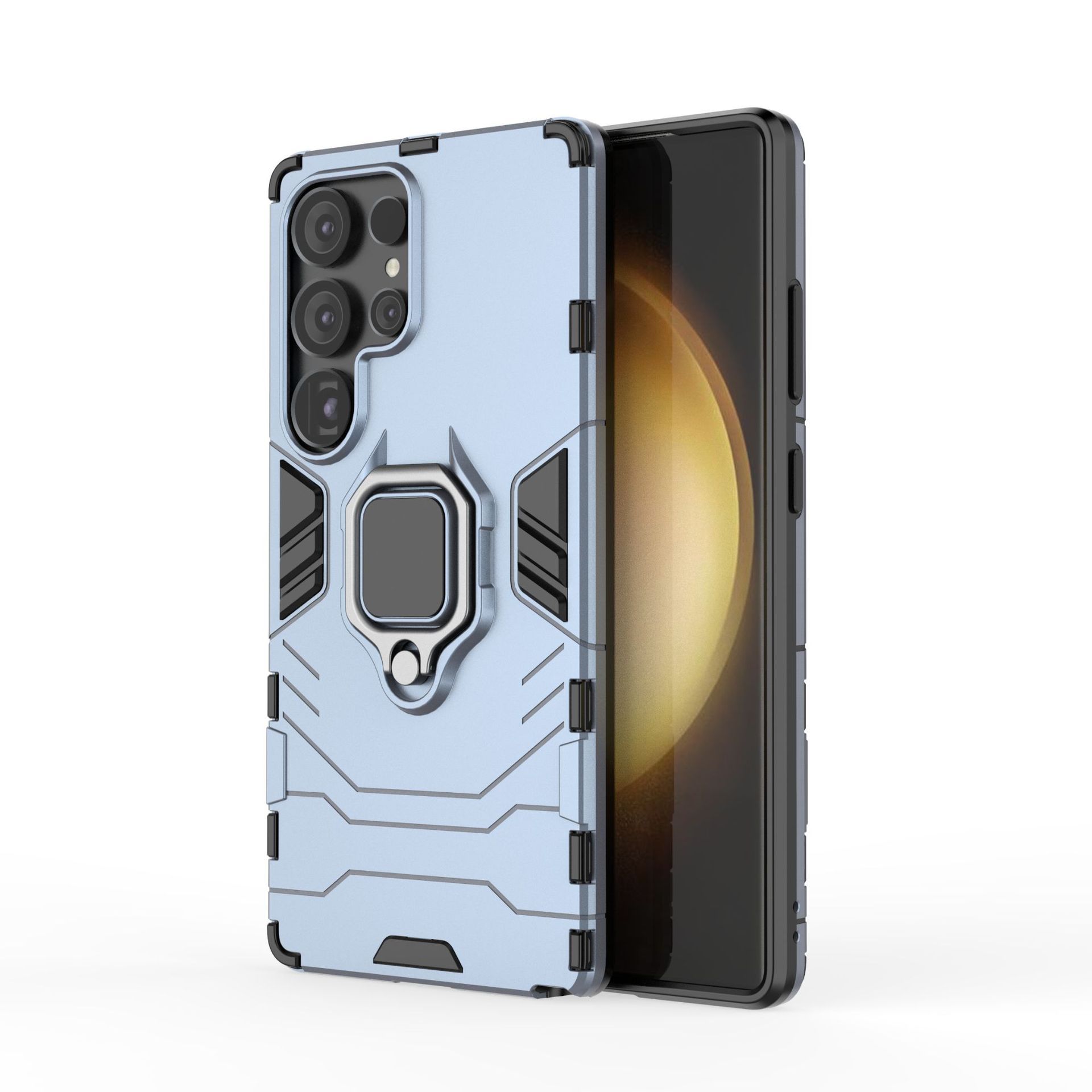 Samsung Galaxy S25 Ultra S25 Plus S25 A56 S25 Edge A16 A90 A80 A70 A60 A50 S10 Note 10 Shockproof Phone Case with Adjustable Cell Phone Ring Holder Finger Stand
