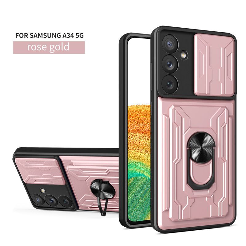 Samsung Galaxy S20 S21 S22 S23 S24 S25 A22 A20 A31 A51 A71 A72 A53 A32 A16 A26 A36 A56 A54 A35 M55 M51 Note 20 Magnetic Phone Case with Ringstand