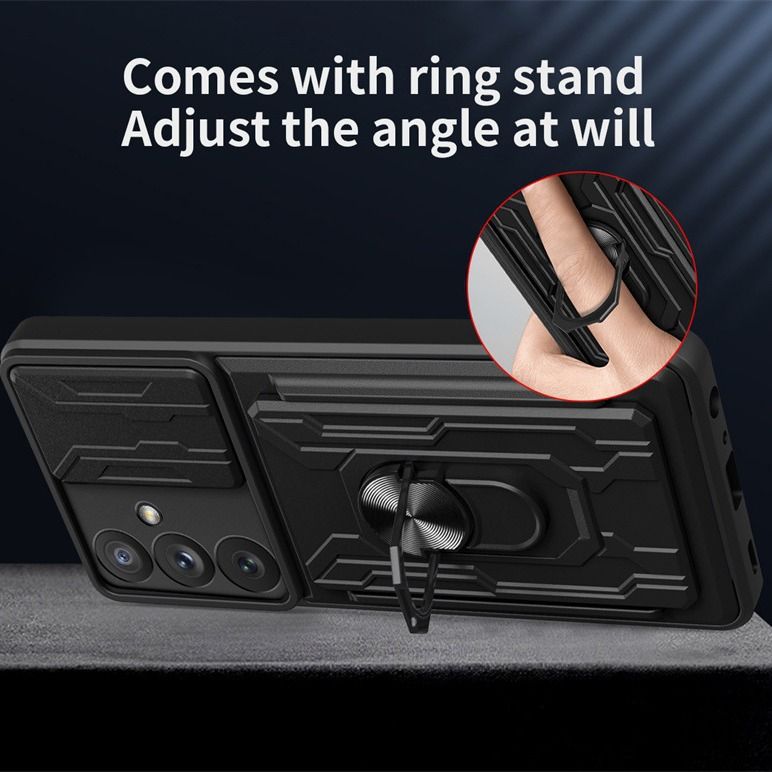Samsung Galaxy S20 S21 S22 S23 S24 S25 A22 A20 A31 A51 A71 A72 A53 A32 A16 A26 A36 A56 A54 A35 M55 M51 Note 20 Magnetic Phone Case with Ringstand
