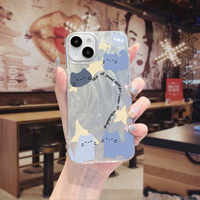 OPPO R15 R17 A1X A2X A31 A32 A33 A5 A53 A55 A57 A58 A72 A73 A78 A93 A94 A95 A96 A97 Find X7 K12 Butterfly Flower Gradient Silicone Shockproof Phone Case