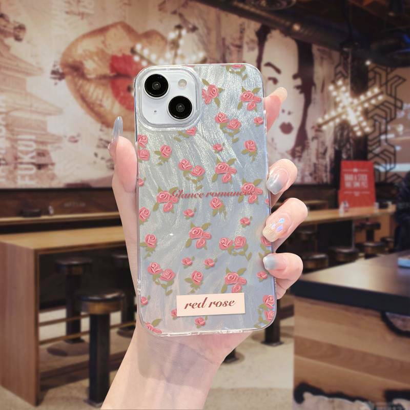 OPPO R15 R17 A1X A2X A31 A32 A33 A5 A53 A55 A57 A58 A72 A73 A78 A93 A94 A95 A96 A97 Find X7 K12 Butterfly Flower Gradient Silicone Shockproof Phone Case