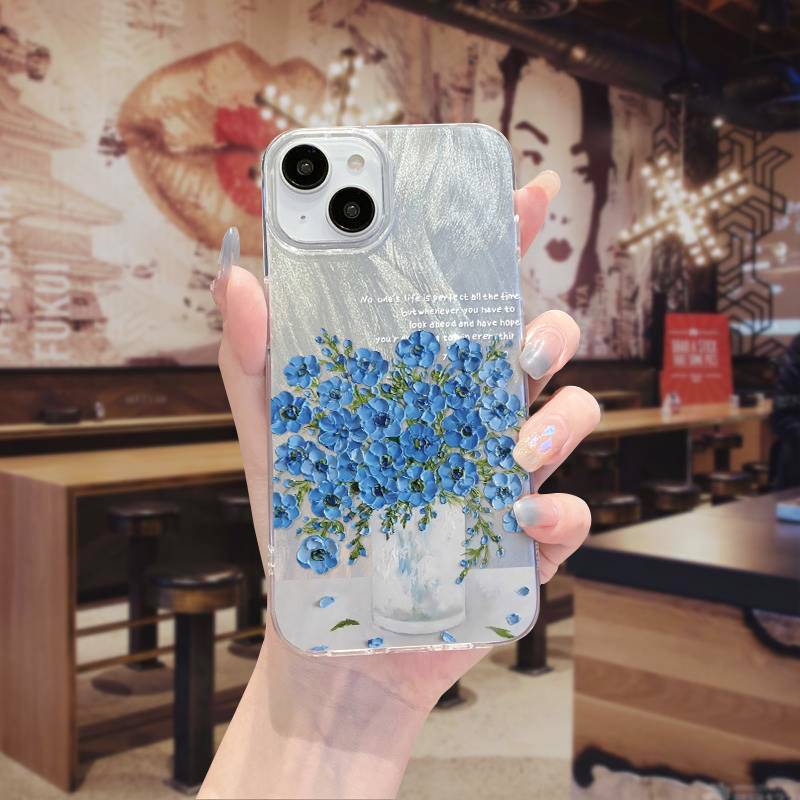 OPPO R15 R17 A1X A2X A31 A32 A33 A5 A53 A55 A57 A58 A72 A73 A78 A93 A94 A95 A96 A97 Find X7 K12 Butterfly Flower Gradient Silicone Shockproof Phone Case