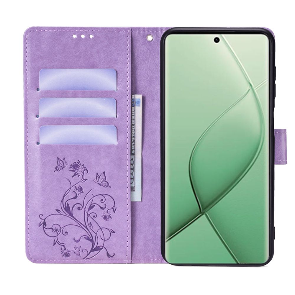 Samsung Galaxy S25 S24 S23 S22 S21 S20 S10 S9 S8 Note 20 Note 10 Note 9 Note 8 Phone Case,Butterfly Flower PU Leather Purse Wrist Strap Kickstand Case
