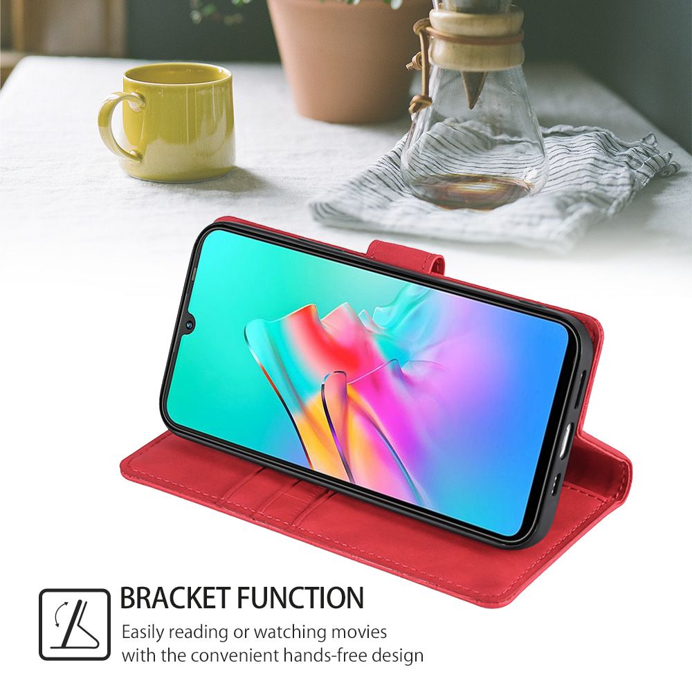 Samsung Galaxy S25 S24 S23 S22 S21 S20 S10 S9 S8 Note 20 Note 10 Note 9 Note 8 M35 M55 M52 M34 M31 M15 Leather Case,Wallet Phone Case Cover Flip Folio with Magnetic Closure Phone Case