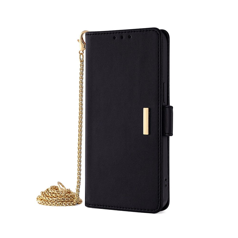Samsung Galaxy S25 S24 S23 S22 S21 S20 S10 S9 S8 Note 20 Note 10 Note 9 Note 8 J7 Prime Leather Case,Wallet Phone Case with Handstrap Long Shoulder Strap