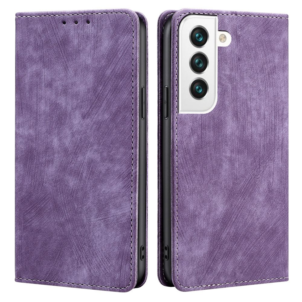 Samsung Galaxy S25 S24 S23 S22 S21 S20 S10 S9 S8 Note 20 Note 10 Note 9 Note 8 S7 Edge Case,Premium PU Leather Flip Folio Wallet RFID Blocking with Magnetic Closure Built-in Kickstand Protective Case