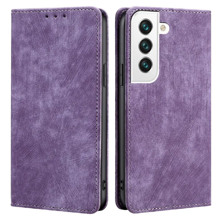 Samsung Galaxy S25 S24 S23 S22 S21 S20 S10 S9 S8 Note 20 Note 10 Note 9 Note 8 S7 Edge Case,Premium PU Leather Flip Folio Wallet RFID Blocking with Magnetic Closure Built-in Kickstand Protective Case