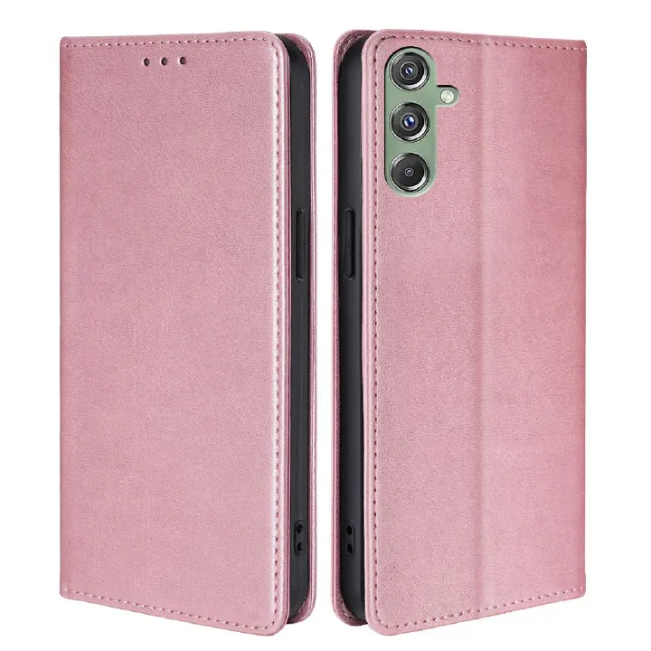 Samsung Galaxy M16 M55 M54 M53 M52 M35 M34 M33 M32 M31 M15 M14 M13 F14 F52 A42 A22 A21S A10S A10E A90 A70 A60 A50 A40 A30 Leather Case,Leather Magnetic Closure Shockproof Phone Case