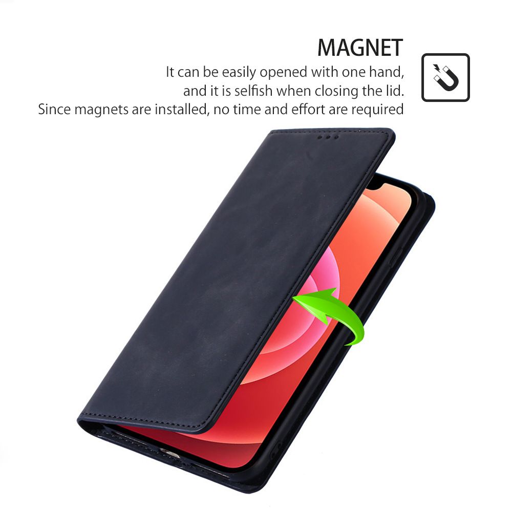 Samsung Galaxy S25 S24 S23 S22 S21 S20 S10 S9 S8 Note 20 Note 10 Note 9 Note 8 S7 Edge M16 M35 M55 M52 M34 Leather Case, Wallet Folio Case with Magnetic Closure Kickstand Card Slots Flip Book Cover