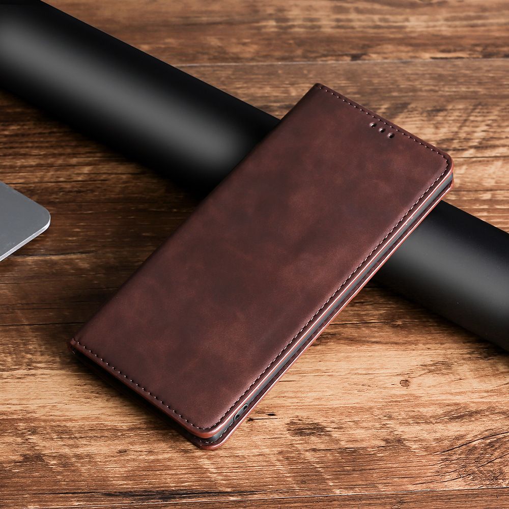 Samsung Galaxy S25 S24 S23 S22 S21 S20 S10 S9 S8 Note 20 Note 10 Note 9 Note 8 S7 Edge M16 M35 M55 M52 M34 Leather Case, Wallet Folio Case with Magnetic Closure Kickstand Card Slots Flip Book Cover