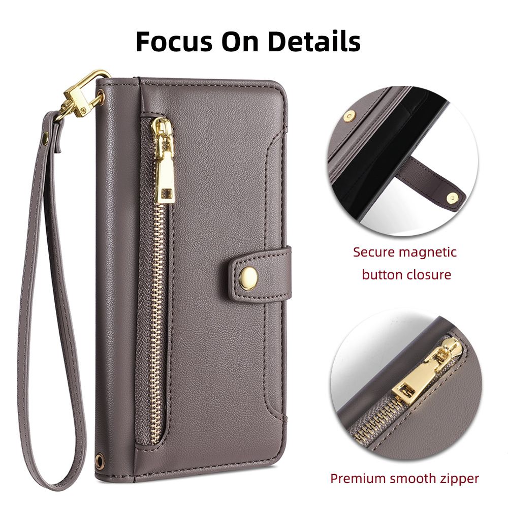 Samsung Galaxy M16 M35 M55 M15 M34 M54 M14 M33 M53 M52 M62 M32 M30 F52 F14  Wallet Leather case,Flip Folio Book PU Leather Phone case Shockproof Cover with Zipper Credit Card Holder