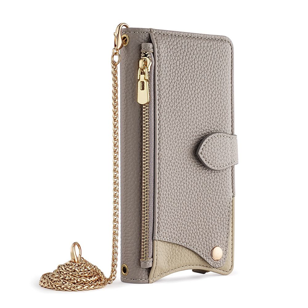 Samsung Galaxy S25 S24 S23 S22 S21 S20 S10 S9 S8 Note 20 Note 10 Note 9 Note 8 S7 Edge A04 A02 A71 Crossbody Wallet Case，Wallet RFID Blocking Shoulder Strap Zipper Pocket Phone Case