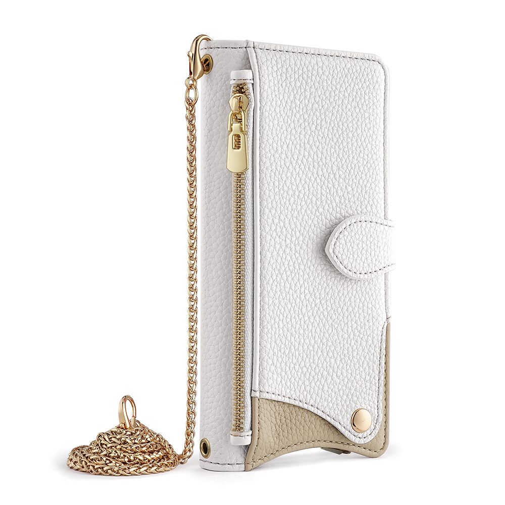 Samsung Galaxy S25 S24 S23 S22 S21 S20 S10 S9 S8 Note 20 Note 10 Note 9 Note 8 S7 Edge A04 A02 A71 Crossbody Wallet Case，Wallet RFID Blocking Shoulder Strap Zipper Pocket Phone Case